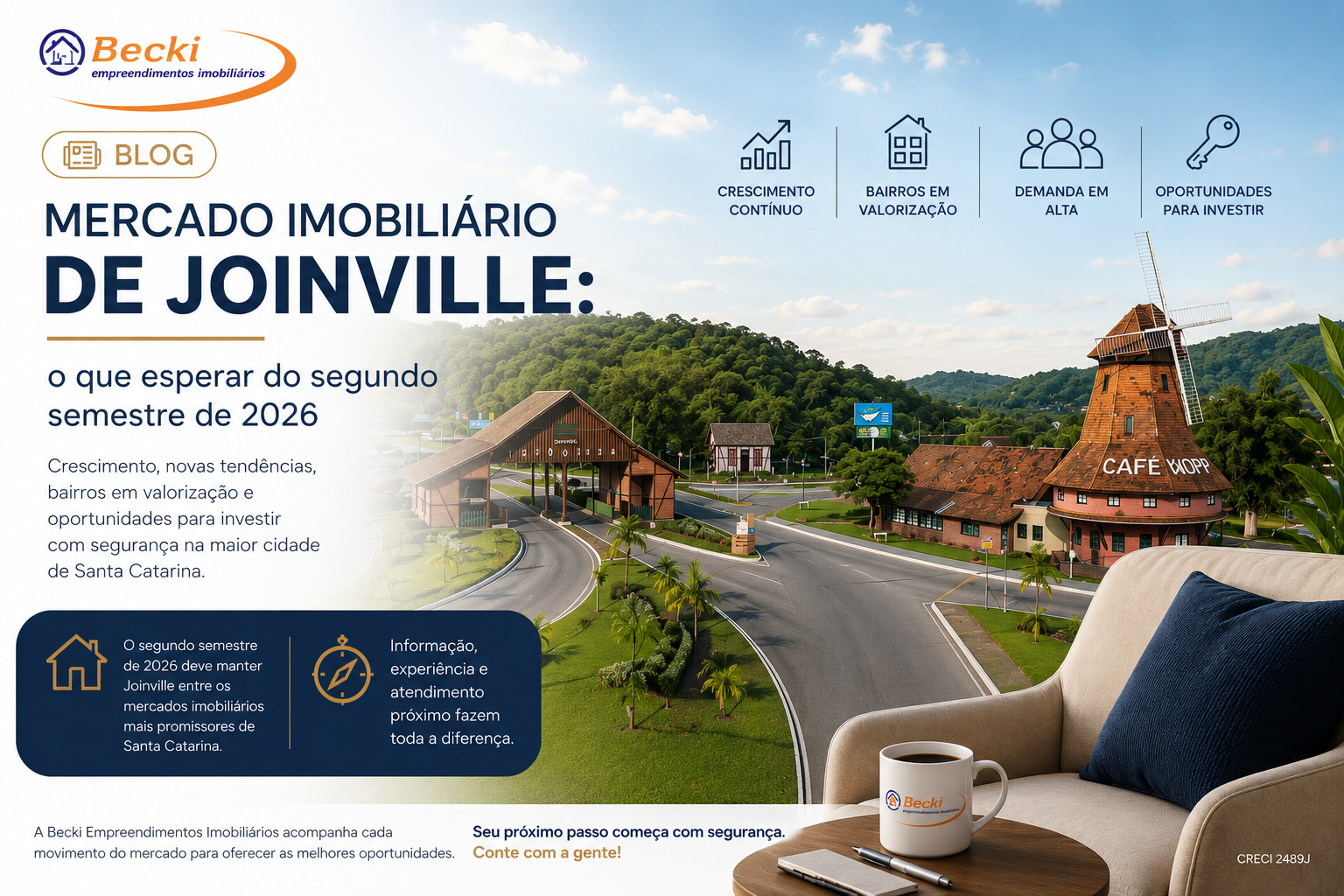 Mercado Imobiliário de Joinville /SC no segundo semestre de 2026