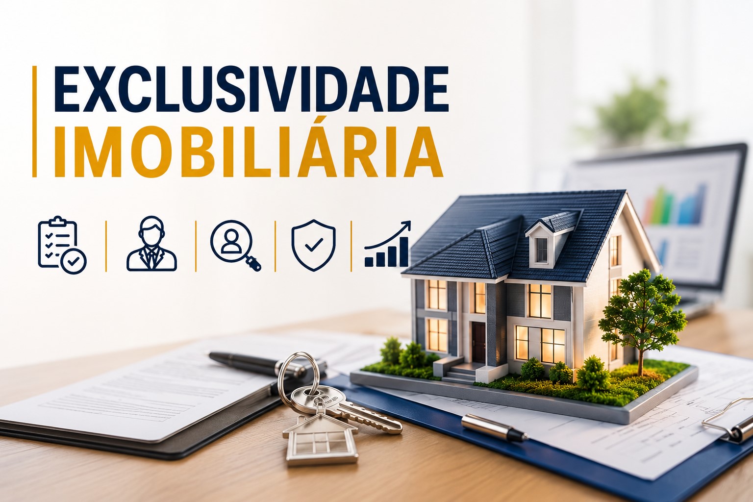 Gestão imobiliária Exclusiva